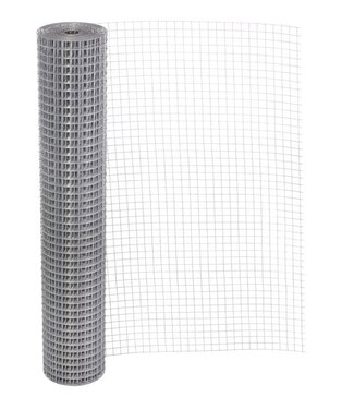 Garza per voliera 19x19mm 1,50mm 100cm x 1m acciaio inox (al metro)