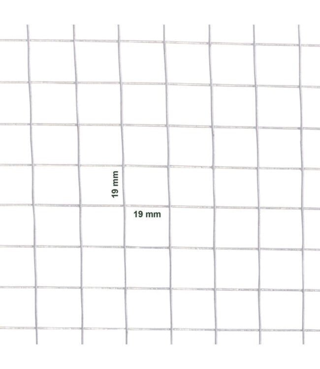 Garza per voliera 19x19mm 1,50mm 100cm x 1m acciaio inox (al metro)