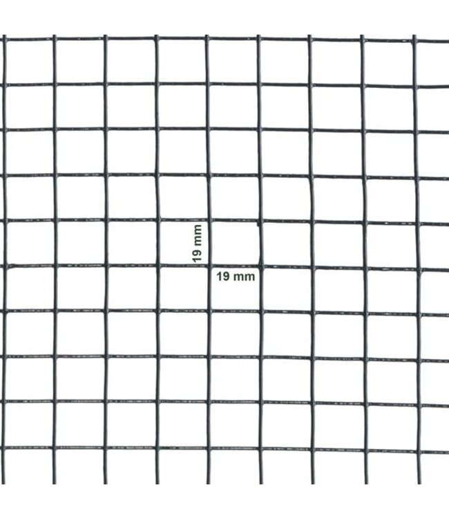 Garmix Rete per voliere 19 x 19 mm 1,45 mm 100 cm x 10 m Verde