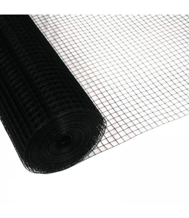 Rete per voliere 12x12mm 1,05mm 50cm 10m Nero