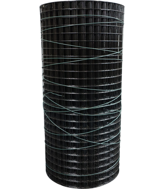 Rete per voliere 19x19mm 1,2mm 50cm 25m Nero