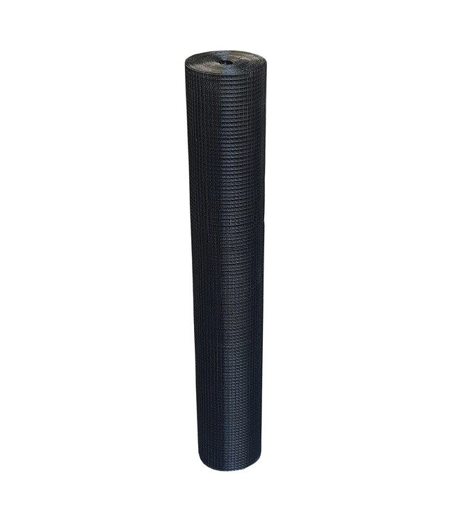 Rete per voliere 19x19mm 1,2mm 50cm 25m Nero