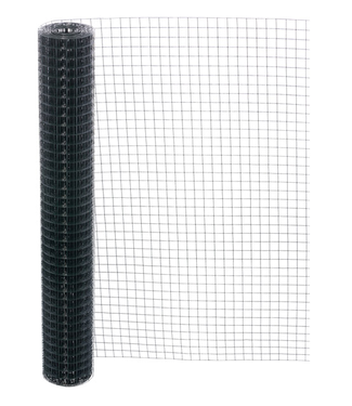 Rete per voliere 25x25mm 1,2mm 50cm x 10m Verde