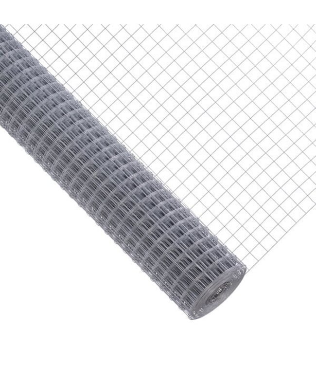 Garmix Rete da voliera 25mm/1.0mm/100cm/10m Zincato