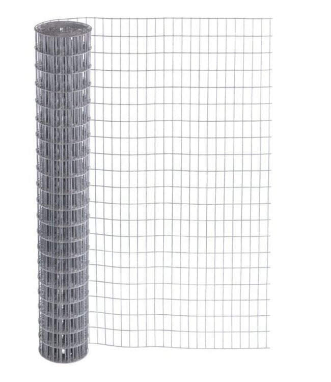 Garmix Rete da voliera 25 x 50 mm 2,1 mm 100 cm x 5 m zincata