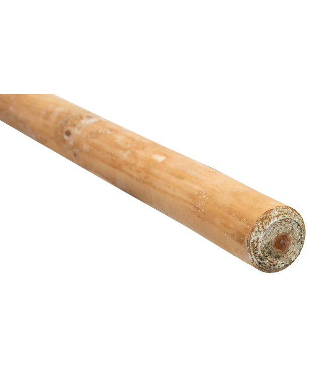 Garmix Pali di legno rotondi, impregnati, marroni 150 cm – 5 cm