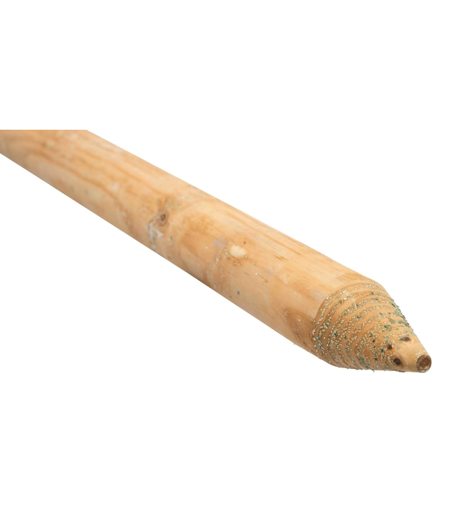 Garmix Pali di legno rotondi, impregnati, marroni 150 cm – 5 cm