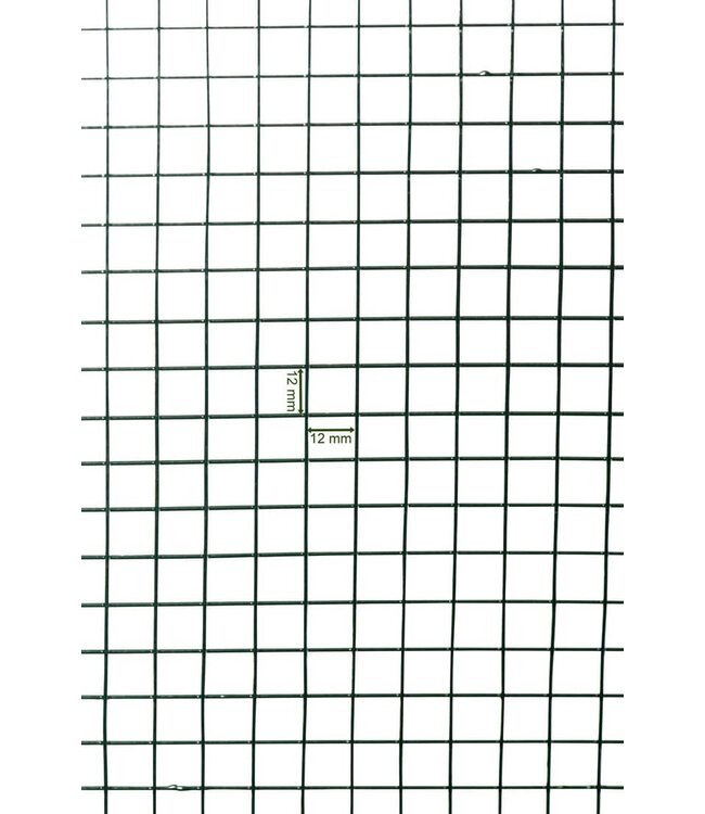 Rete da voliera 12x12mm 1,2mm 200cm 15m Verde