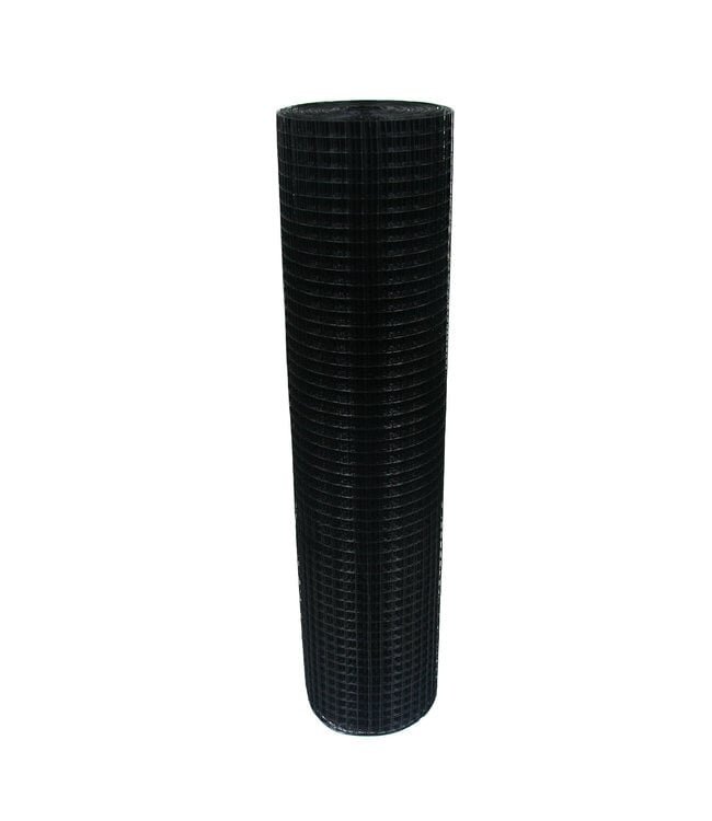 Rete da voliera 12x12mm 1,2mm 200cm 15m Nero