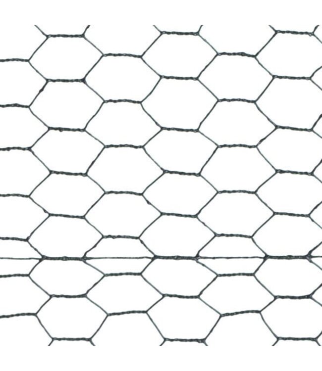 Garmix Rete per pollame 25 x 25 mm 1mm 50 cm 25 m verde