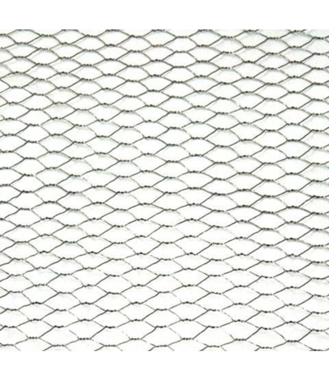 Garmix Rete per pollame 13 mm 0,7 mm 195 cm x 25 m Zincato