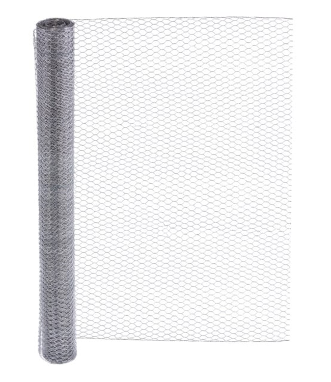 Garmix Rete per pollame 13 x 13 mm 0,7 mm 150 cm 10 m zincata