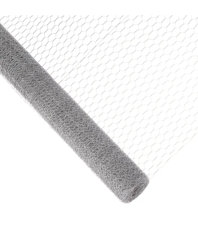 Garmix Rete per pollame 25mm 0,8mm 200cm 25m Zincato