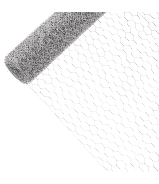 Garmix Rete per pollame 25mm 0,8mm 200cm 25m Zincato