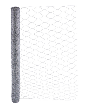 Garmix Rete per pollame – Rotolo 50 m / 50 cm / 50 mm / 0,7 mm zincata