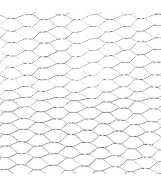 Garmix Rete per pollame 13 mm 0,70 mm 120 cm x 25 m Zincata