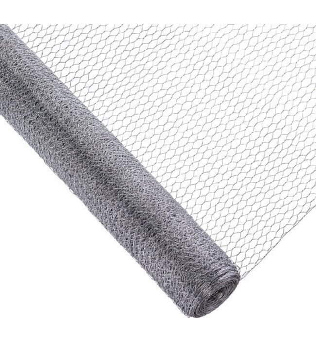 Garmix Rete per pollame zincata | 100 cm | 25 m | 13 mm | 0,7 mm