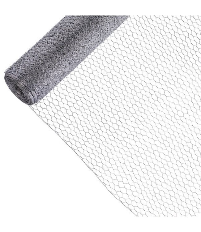 Garmix Rete per pollame zincata | 100 cm | 25 m | 13 mm | 0,7 mm