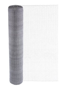 Garmix Rete per pollame 13 mm 0,70 mm 75 cm x 25 m Zincata