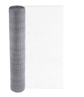 Garmix Rete per pollame 13 mm 0,70 mm 50 cm x 25 m Zincata