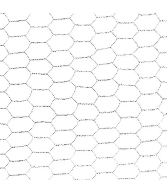 Garmix Rete per pollame 13 mm 0,70 mm 50 cm x 25 m Zincata