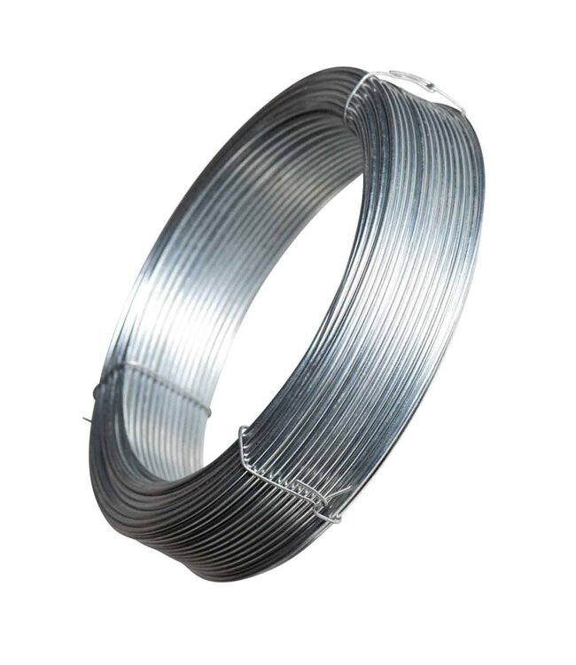 Garmix Filo di legatura 2 mm 50 m Filo d'acciaio zincato