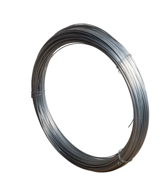 Garmix Filo per il tensionamento 3,4 mm 400 m Filo d'acciaio zincato alta resistenza