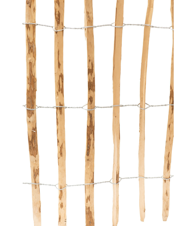 Garmix Steccato 120 cm con paletti distanziati di 7-8 cm, 5 m