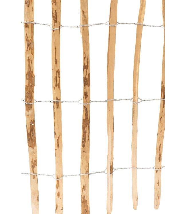 Garmix Steccato 80 cm con paletti distanziati di 7-8 cm, 5 m