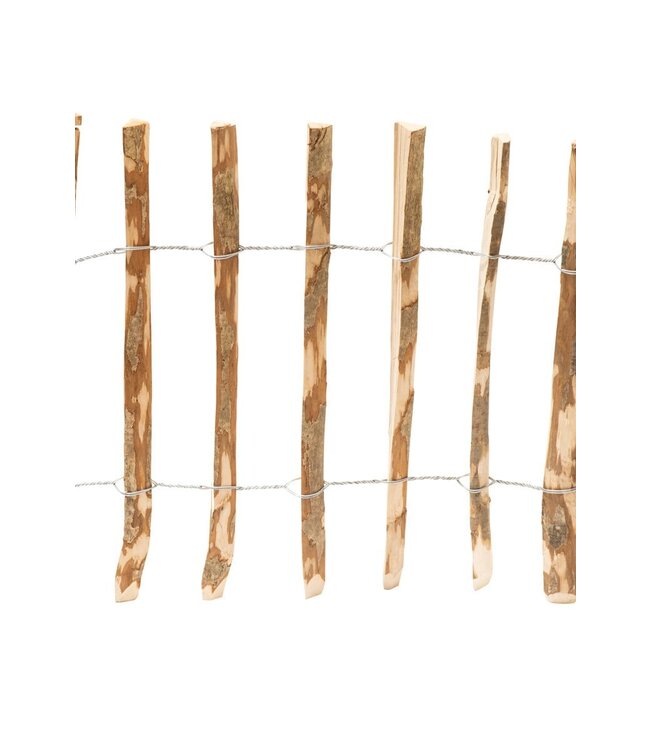 Garmix Steccato 60 cm con paletti distanziati di 7-8 cm, 5 m