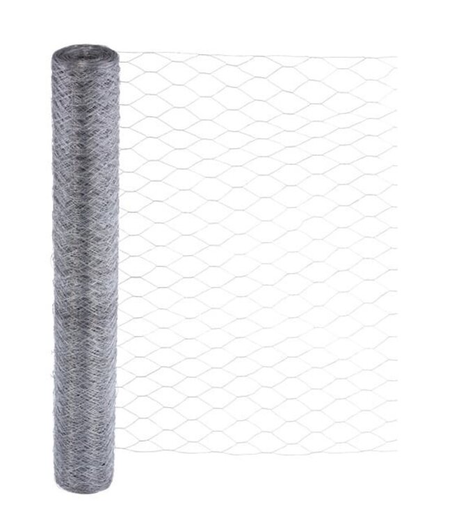 Garmix Rete per pollame 50mm/0,7mm/50m 200cm Zincato