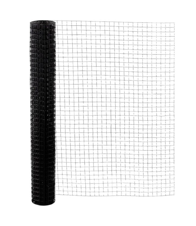 Garmix Rete da voliera 19 x 19 mm 1,2 mm 100 cm x 10 m nero