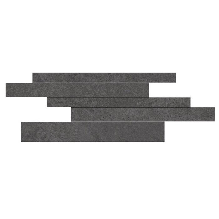 Atlas Concorde Solution Impact Graphite brick stroken op net van 29,5x60 rett