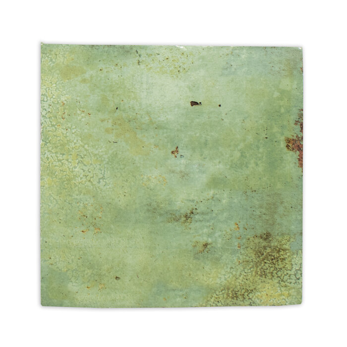 CeraVision Enamel Square Moss Glans Handvorm 12,5x12,5