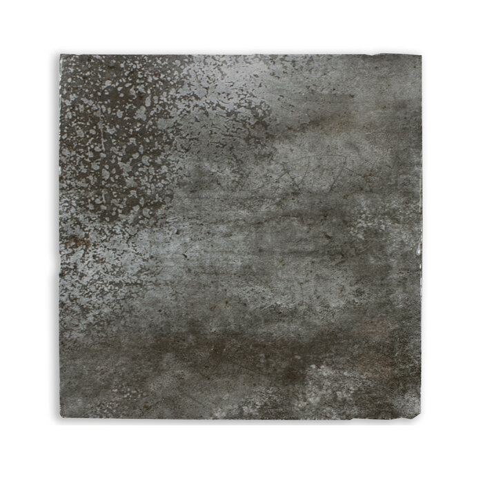 CeraVision Enamel Square Charcoal Glans Handvorm 12,5x12,5