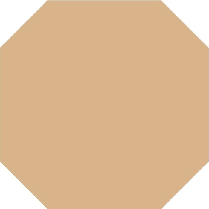 TopCer Field Materials L4403 Yellow Mat Octagon 10x10