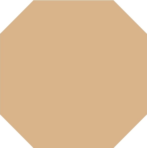 TopCer Field Materials L4403 Yellow Mat Octagon 10x10