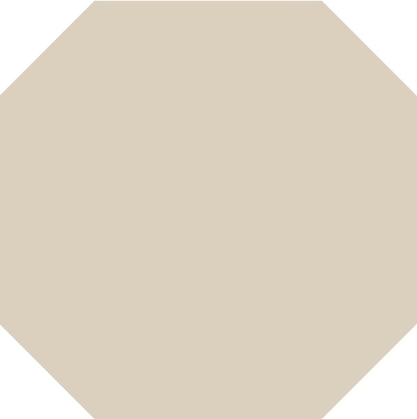 TopCer Field Materials L4416 White Mat Octagon 10x10