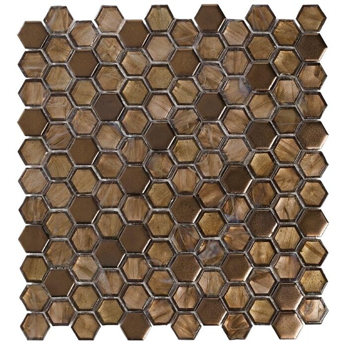 CeraVision Glass Dorien Mozaiek Hexagon (2,3x2,9) 27,5x29,2