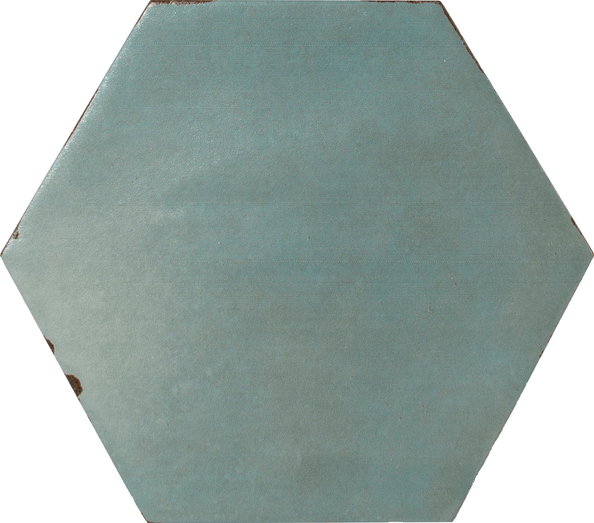 CeraVision Capri Bettina Blue Zijdeglans Hexagon 14x16