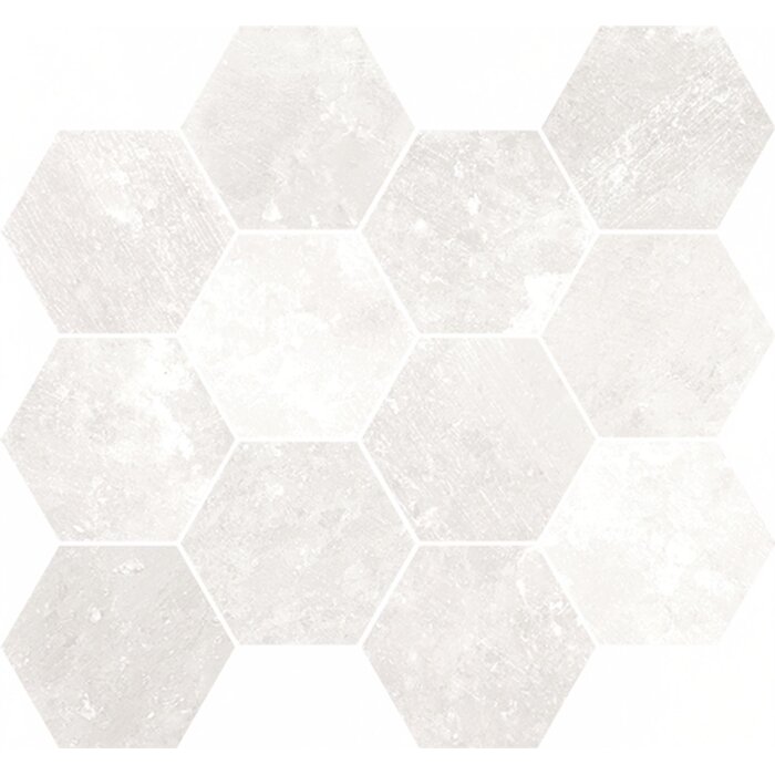 CeraVision Salt Stone Ice Esagono Mat Mozaiek 30x34