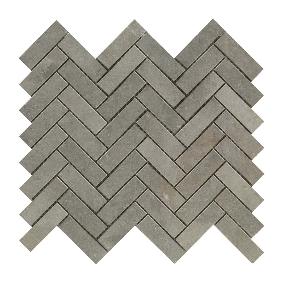 CeraVision Salt Stone Ash Chevron Mat Mozaiek 30x30