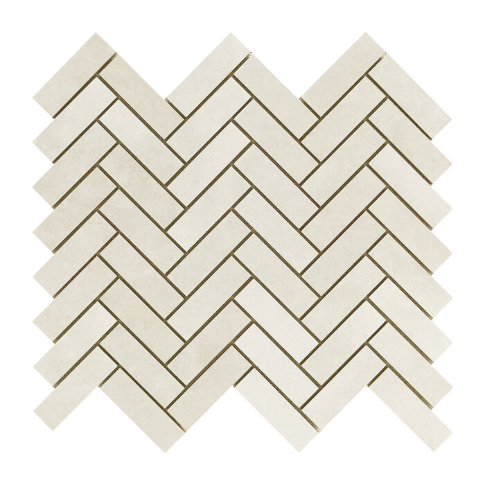 CeraVision Salt Stone Ice Chevron Mat Mozaiek 30x30