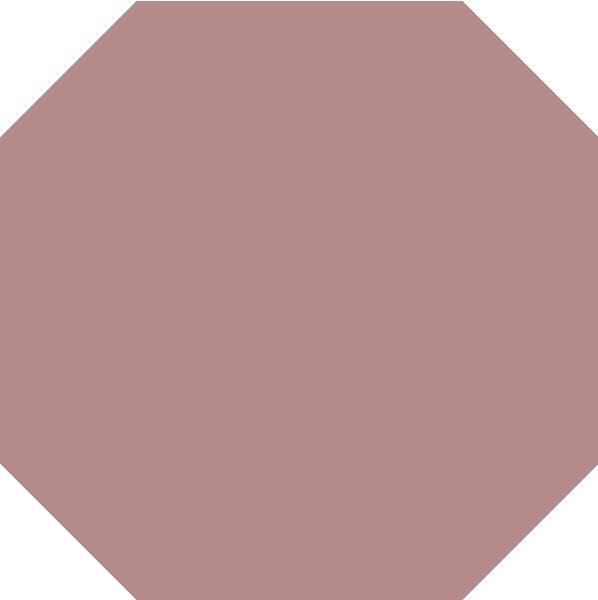 TopCer Field Materials L4419 Pink Mat Octagon 10x10