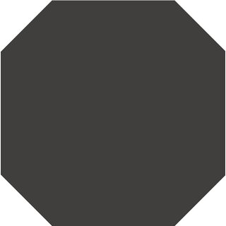 TopCer Field Materials L4414 Black Mat Octagon 10x10