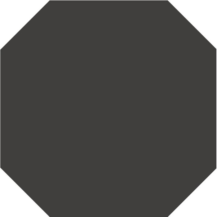 TopCer Field Materials L4414 Black Mat Octagon 10x10