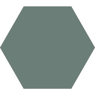 TopCer Field Materials L4418 Dark Green Mat Hexagon 10x10