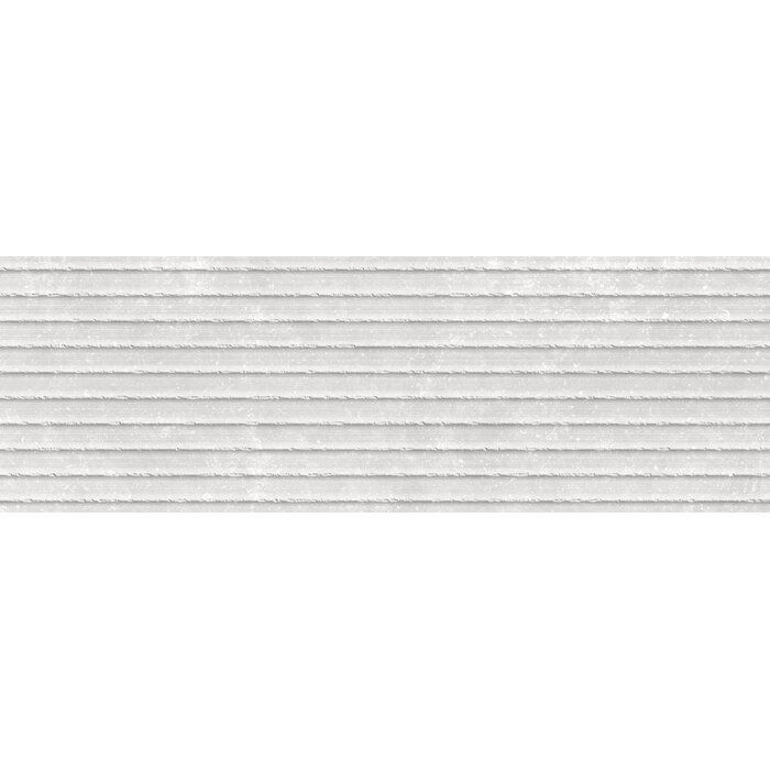 CeraVision B-Stone Outline Ceniza Mat 25x75 Rett