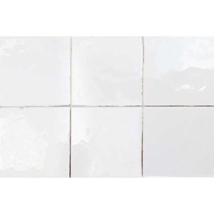 CeraVision Zel Casablanca White Glans Handvorm 13x13