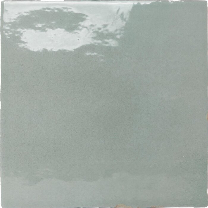 CeraVision Zel Tetuan Teal Glans Handvorm 13x13